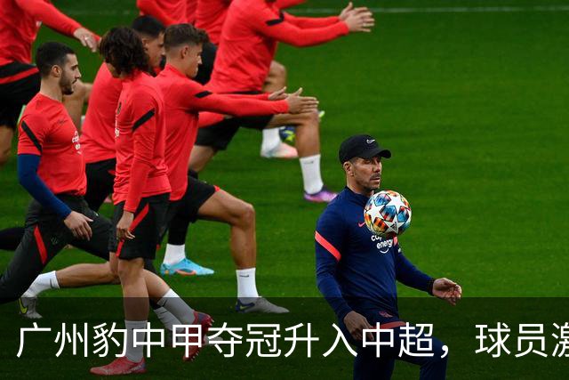 广州豹中甲夺冠升入中超，球员激动哭泣&教练组疯狂拥抱